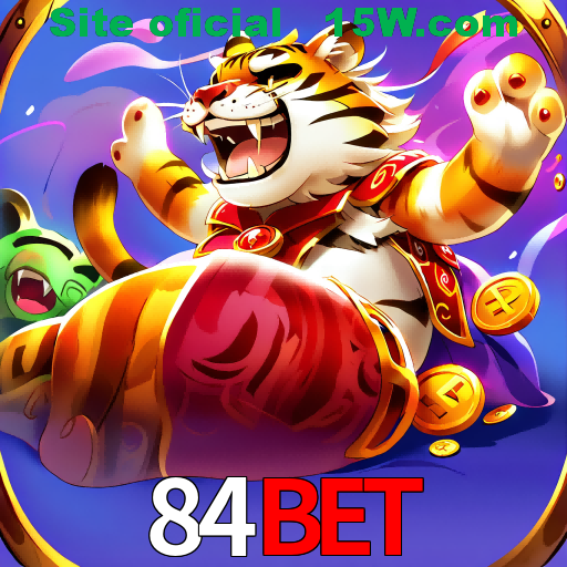 Imagem promocional da 84Bet mostrando a plataforma e suas vantagens